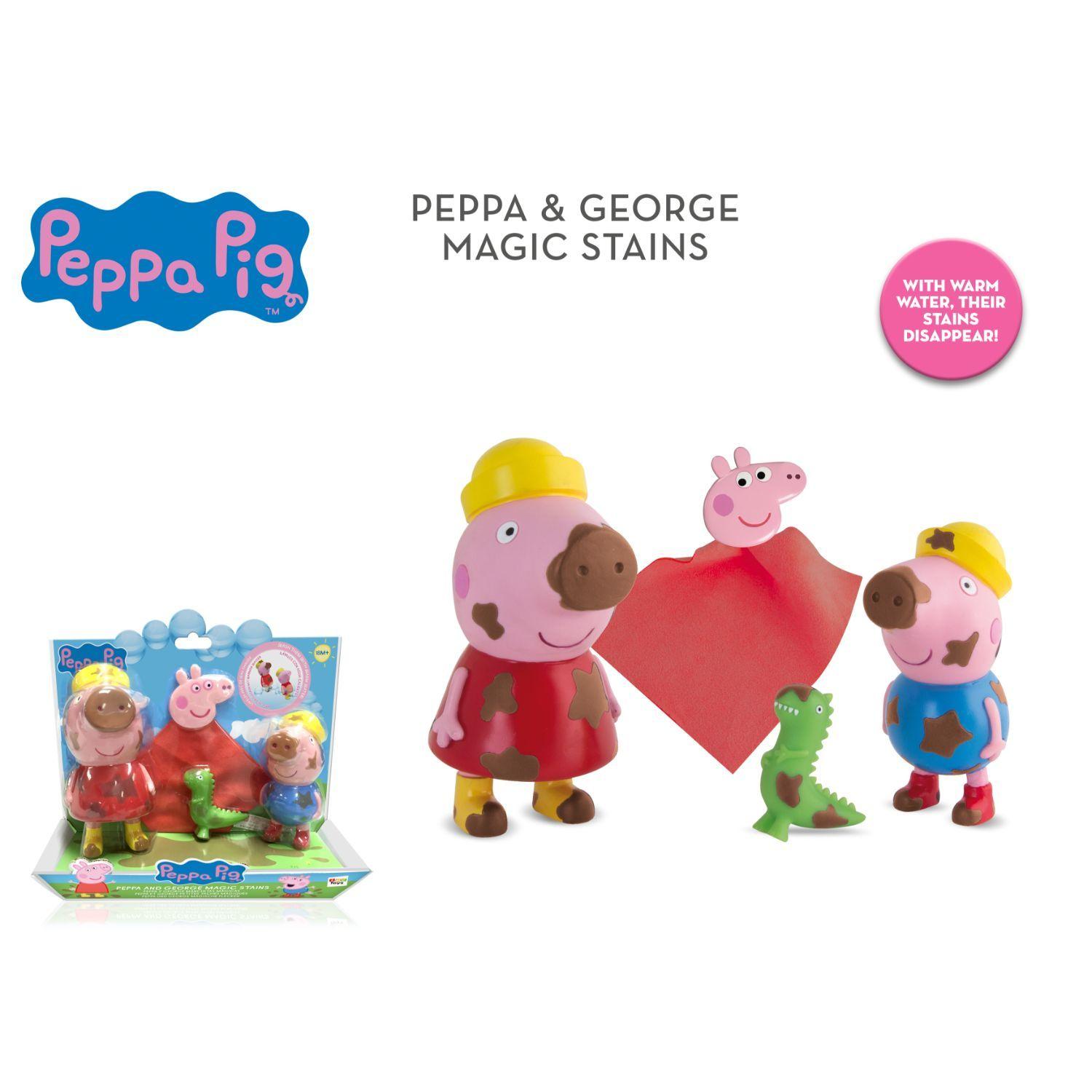 Figuras Coleccionable Peppa Pig Y George Manchas Mágicas-2