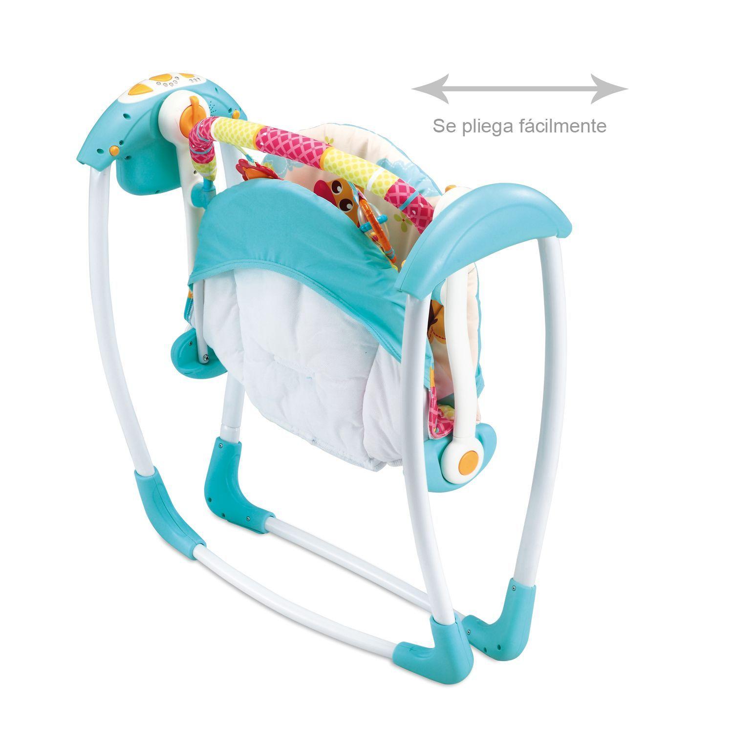 Columpio Portátil Para Bebes Pikaboo Azul-5