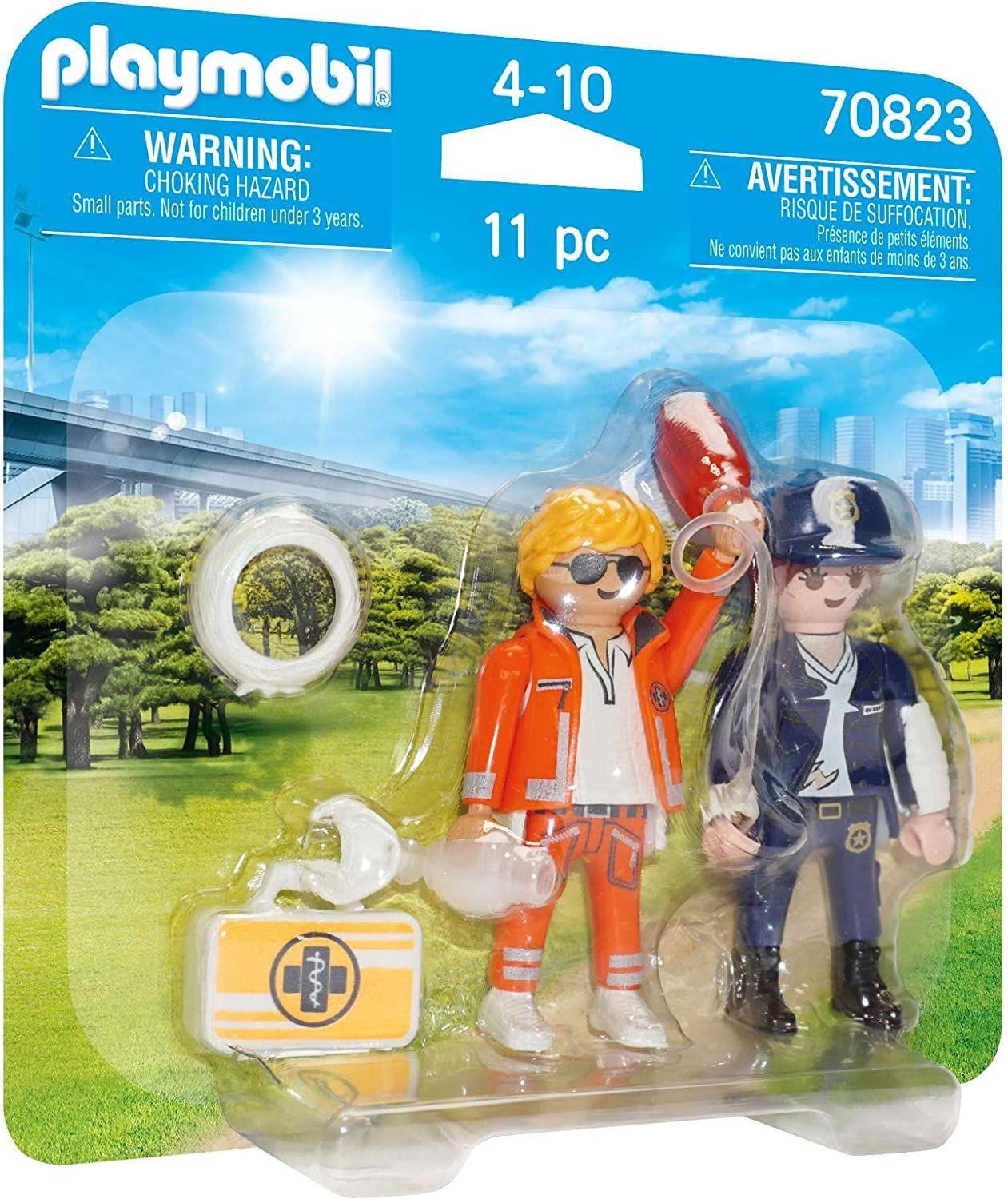 Playmobil Duo - Médico/Policía de Emergencias 70823-0