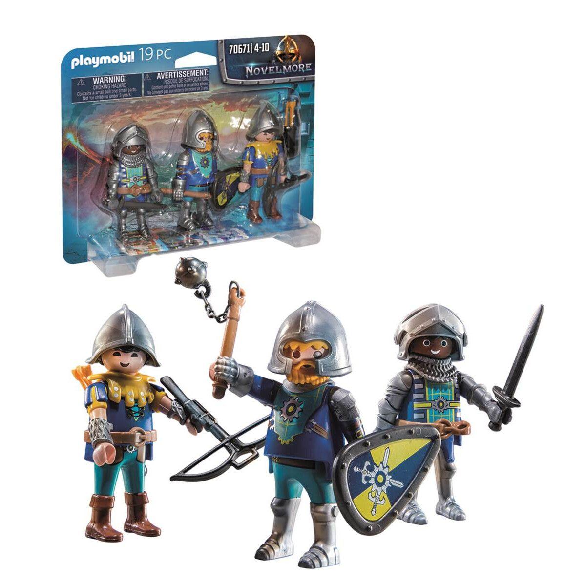 Playmobil Set de 3 Caballeros de Novelmore 70671-0