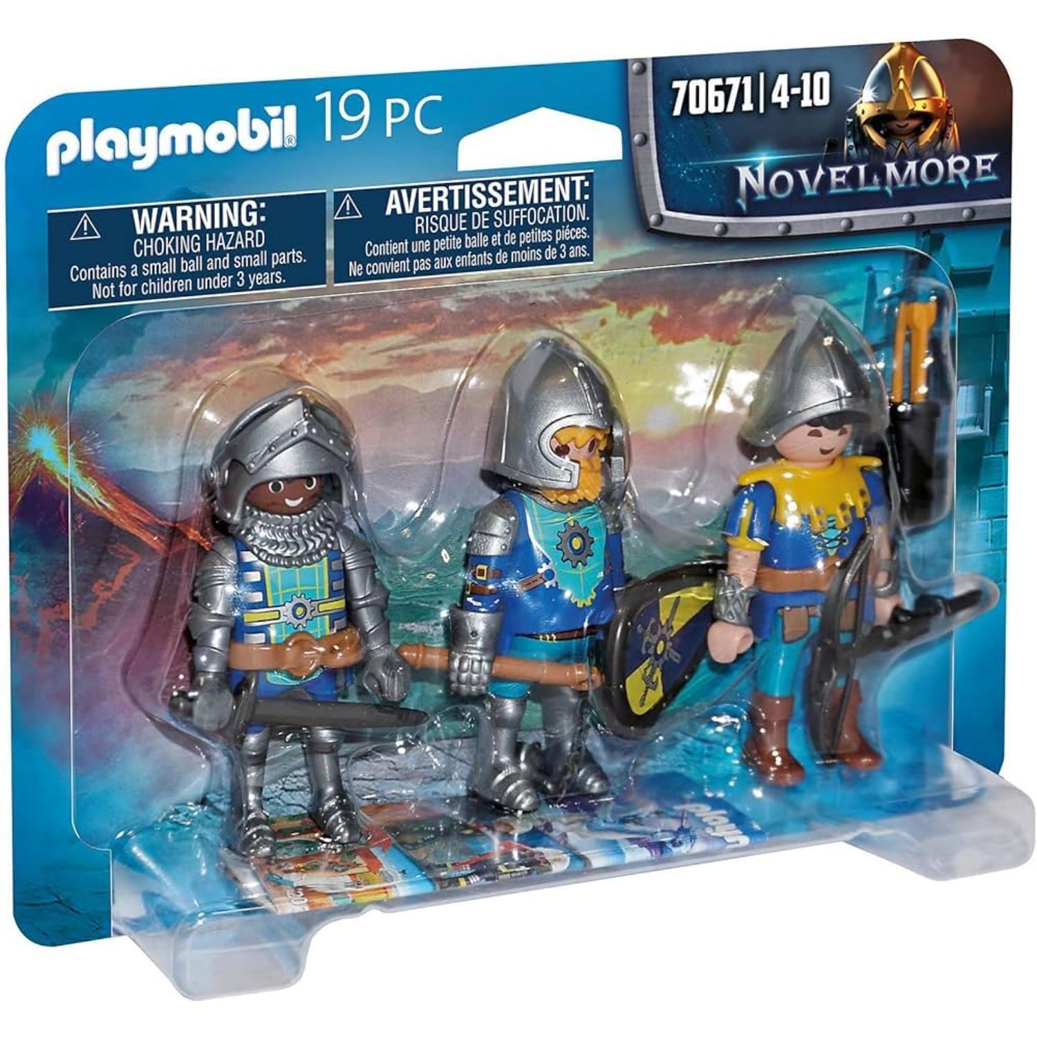 Playmobil Set de 3 Caballeros de Novelmore 70671-1