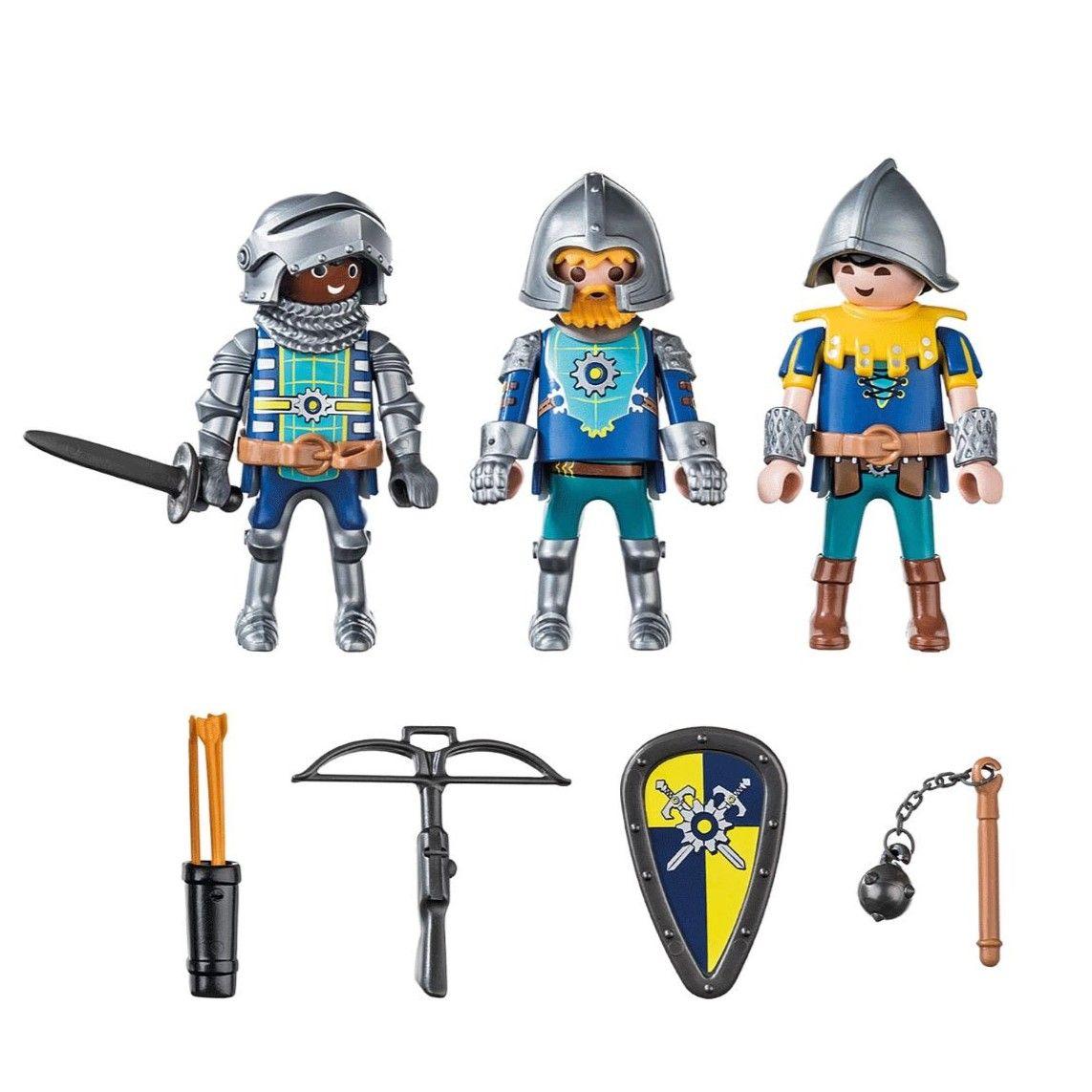 Playmobil Set de 3 Caballeros de Novelmore 70671-3