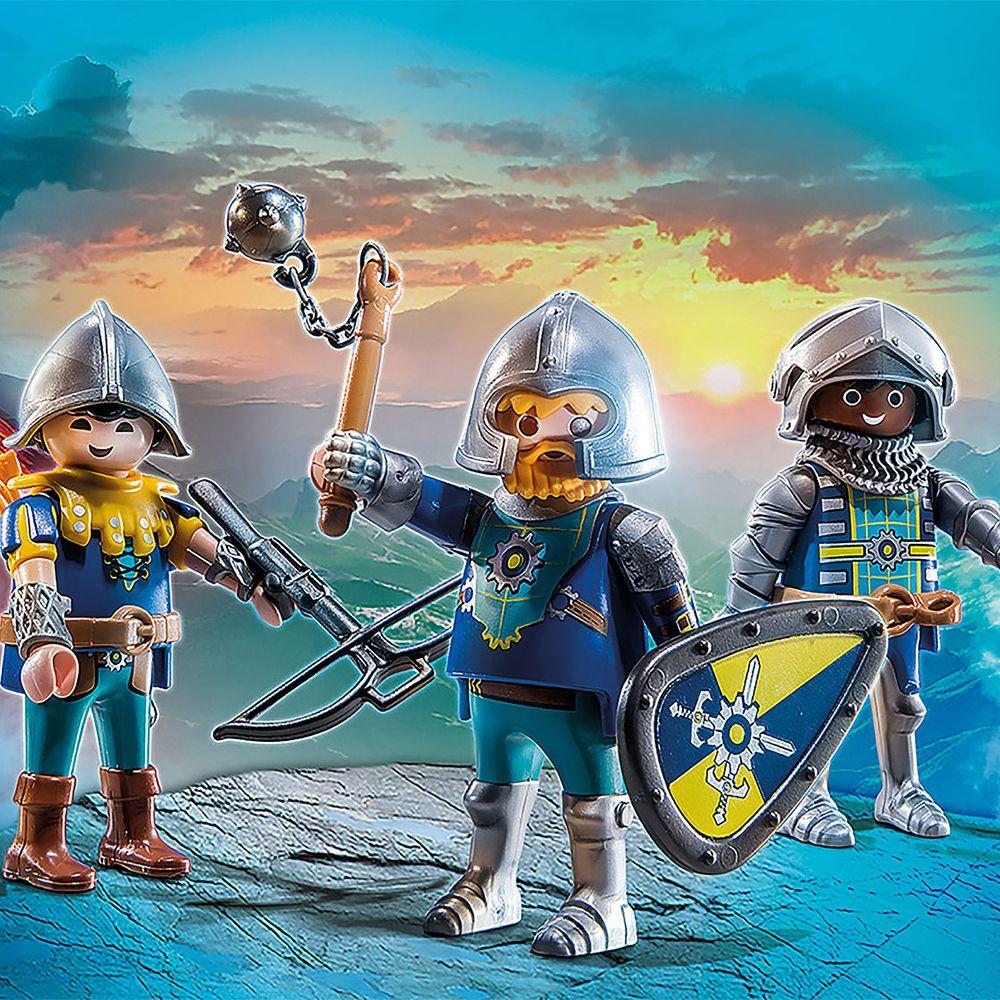Playmobil Set de 3 Caballeros de Novelmore 70671-4