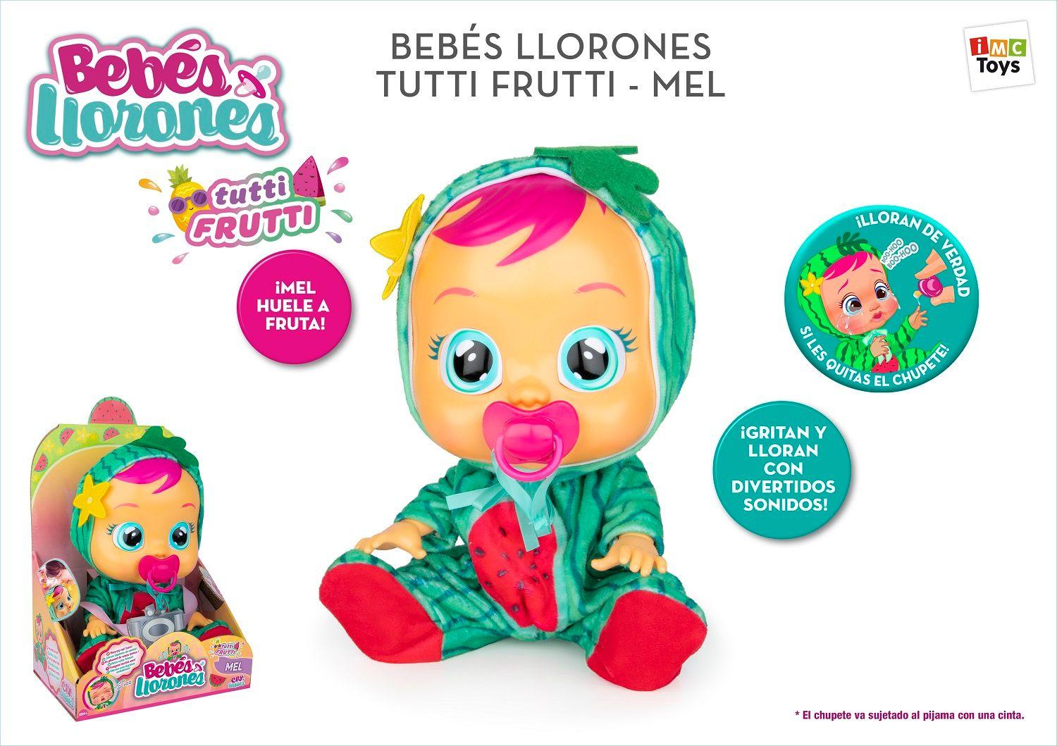 Muñeca Bebes Llorones Frutas Mel-4