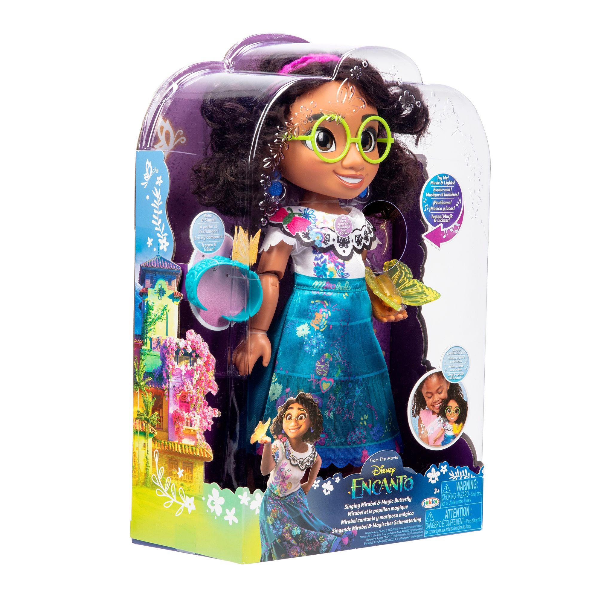 Muñeca Encanto Mirabel Cantante Y Mariposa Mágica-2