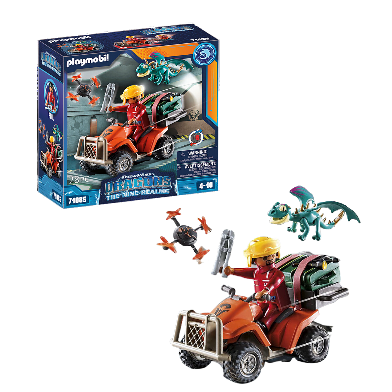 Playmobil Dragons Nine Realms: Icaris Quad - 71085-0