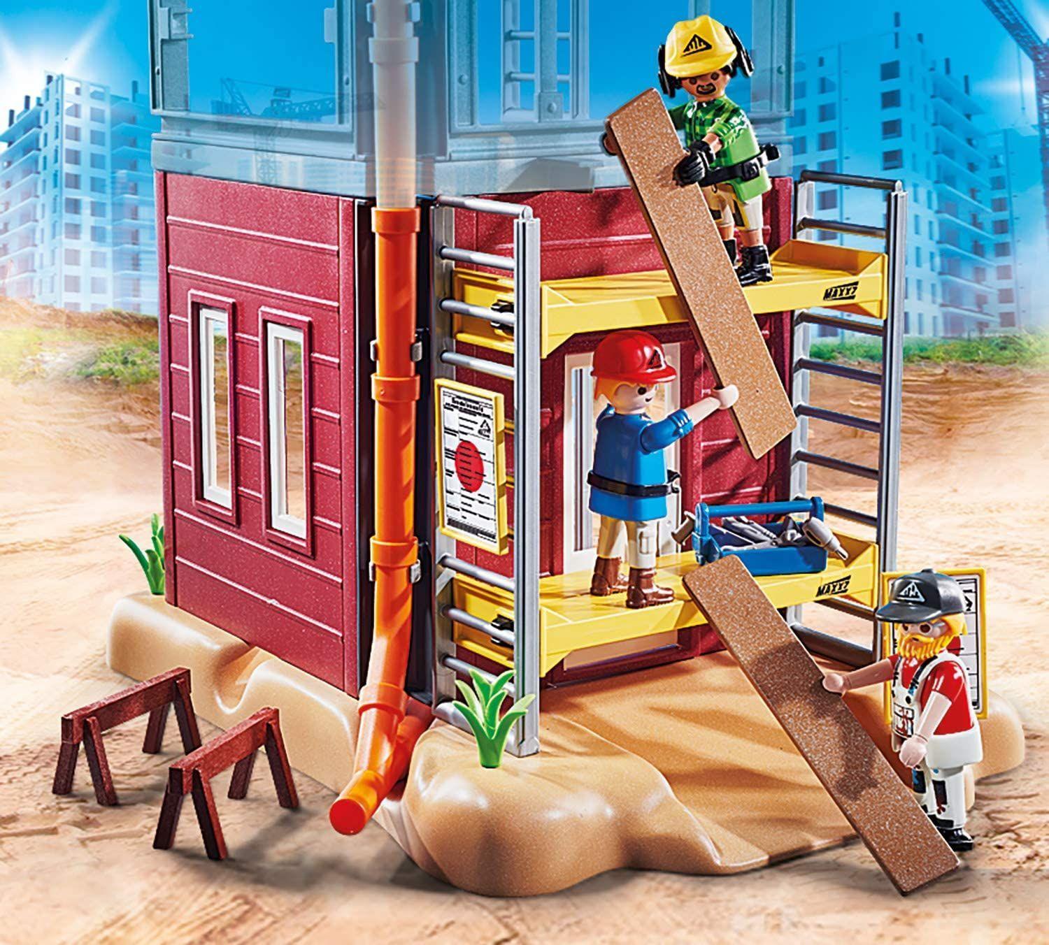 Playmobil Andamio Con Trabajadores 70446-8