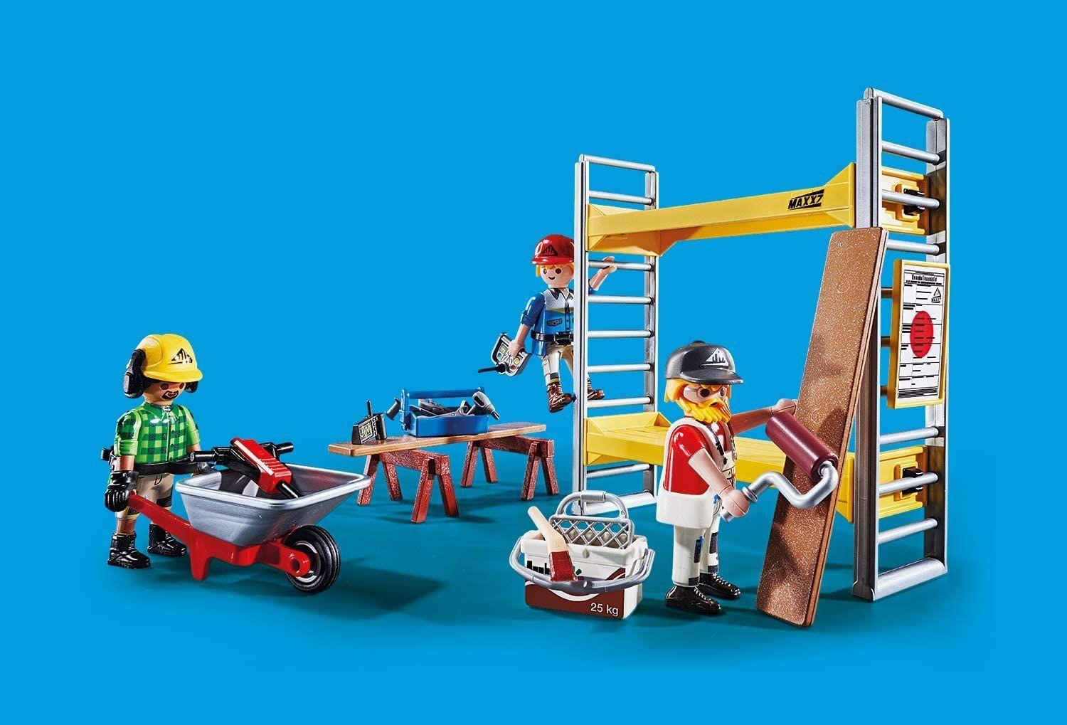 Playmobil Andamio Con Trabajadores 70446-10