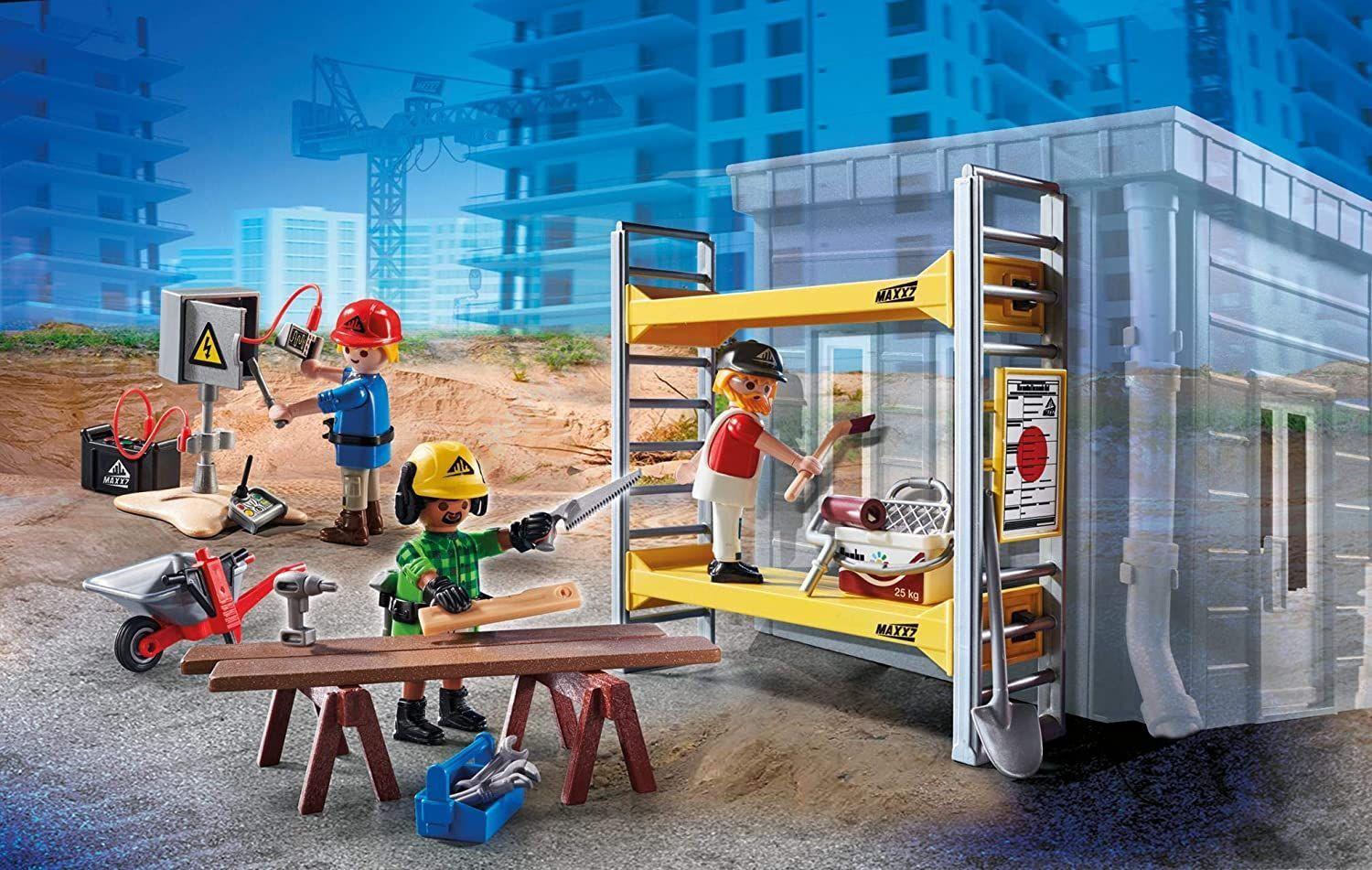 Playmobil Andamio Con Trabajadores 70446-3