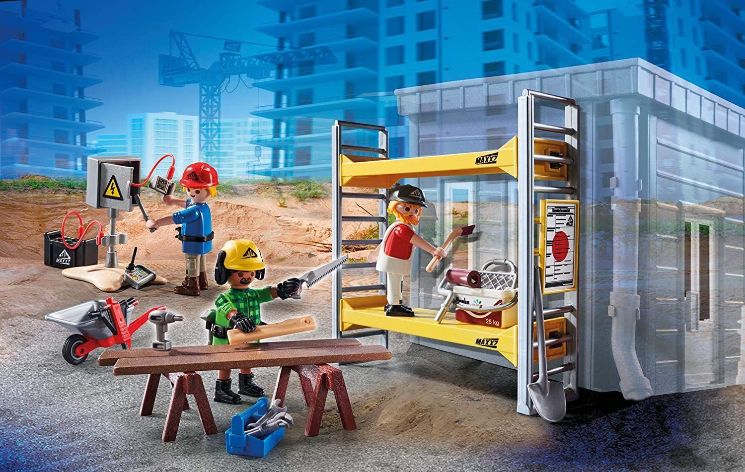 Playmobil Andamio Con Trabajadores 70446-2