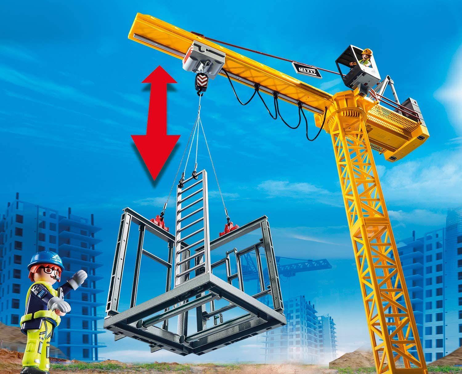 Playmobil Grúa Radiocontrol C/Sección De Construcción 70441-4