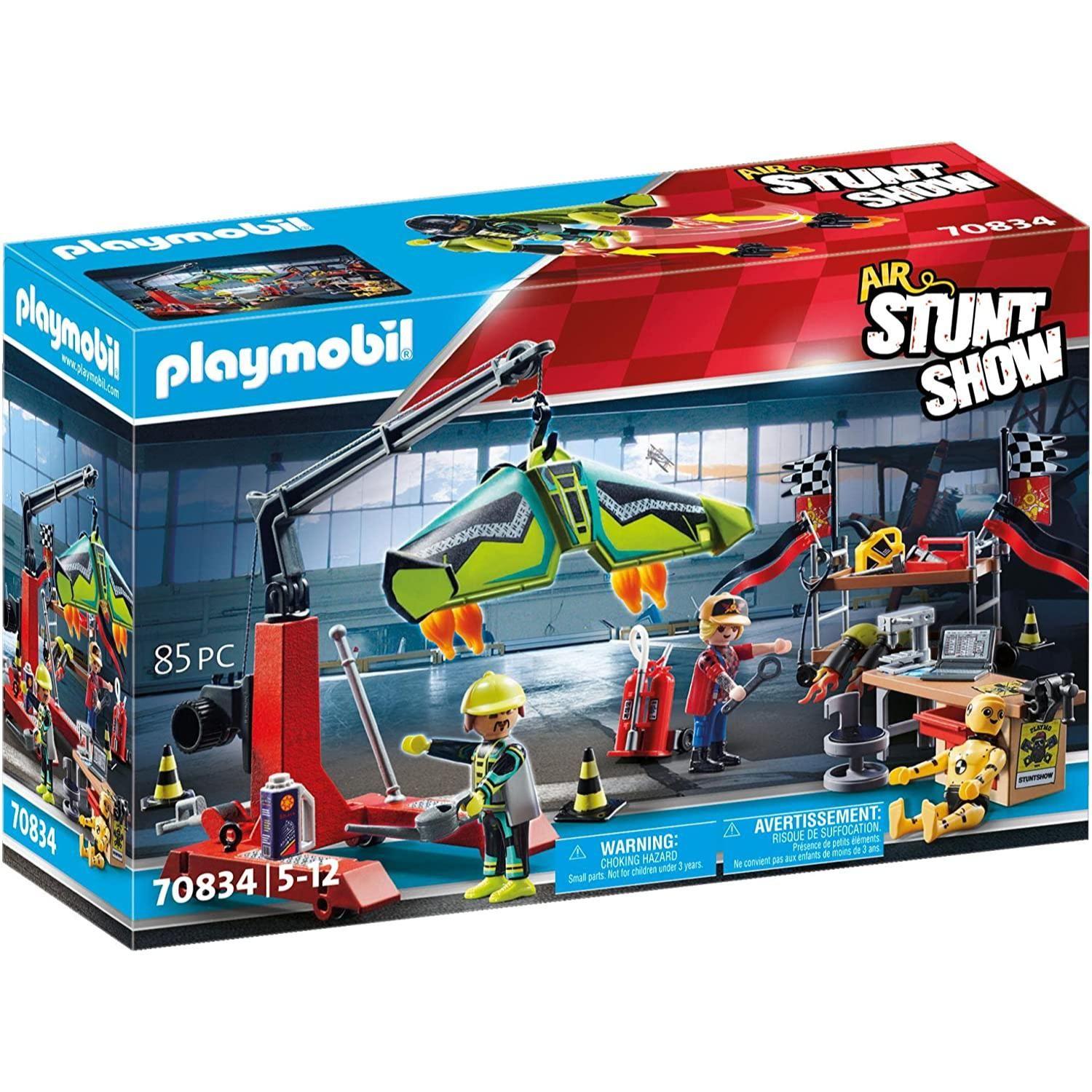 Playmobil  Air Stunt Show Estación de servicio 70834-0