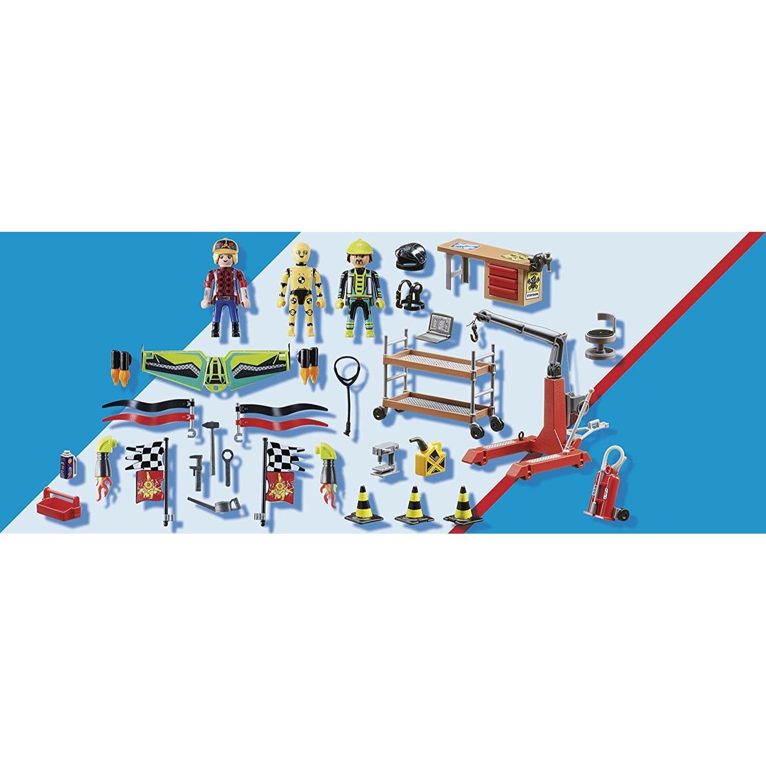 Playmobil  Air Stunt Show Estación de servicio 70834-3