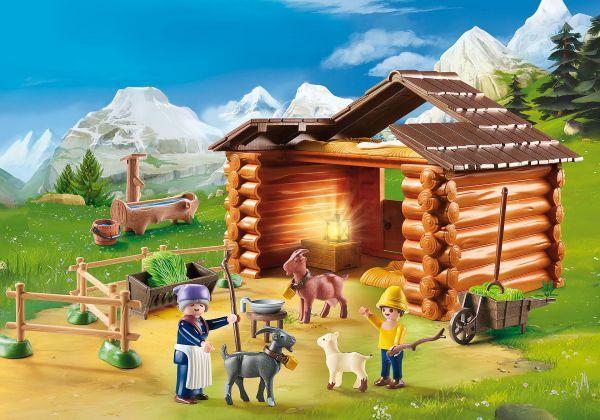 Playmobil Heidi Establo De Cabras De Pedr, Juguetes 70255-1