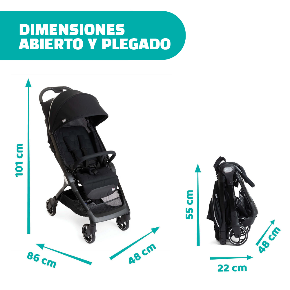 Coche Compacto We Cierre Automático Black-2