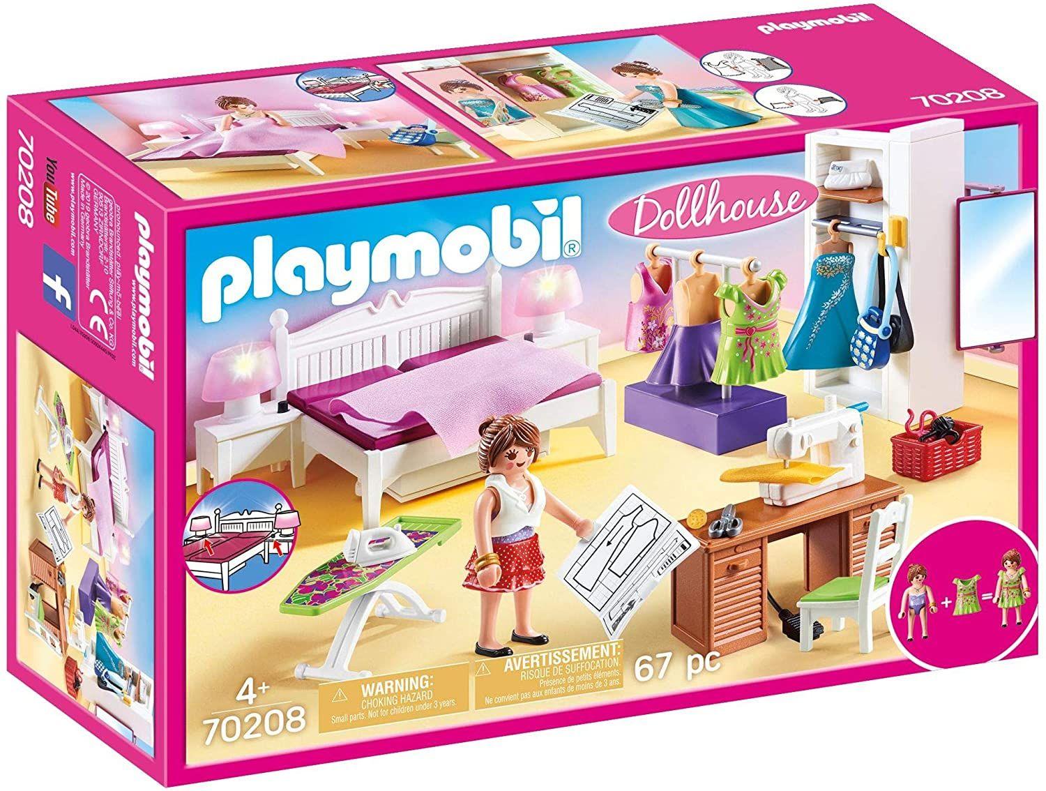 Playmobil Dormitorio, Con Efectos De Luz 70208-0