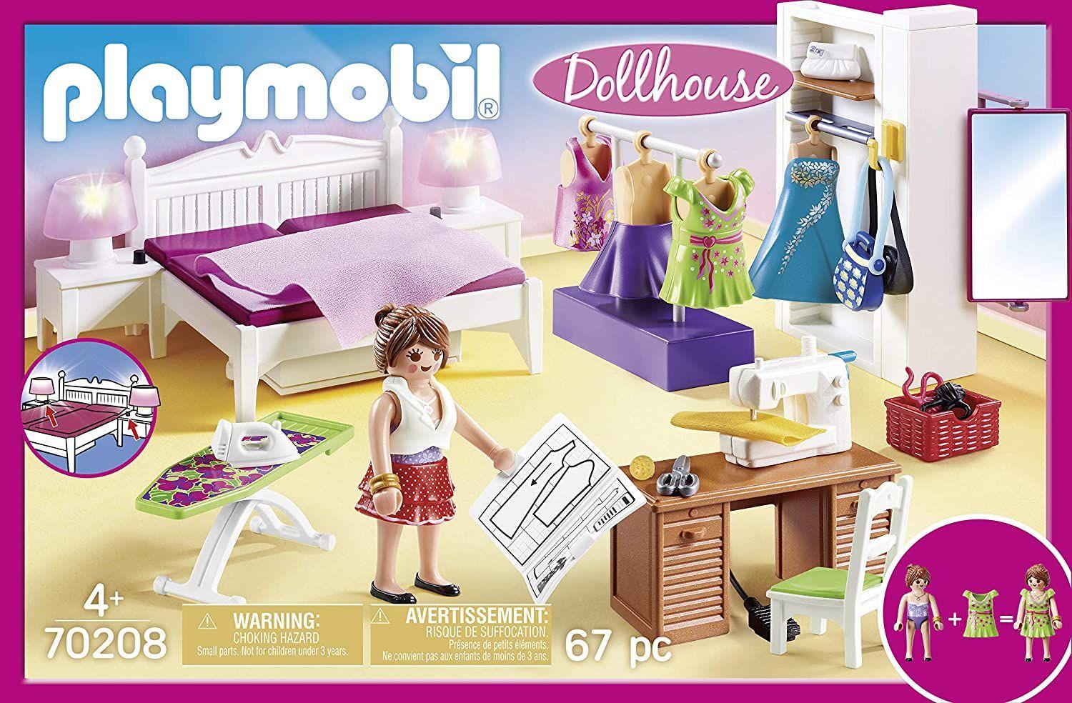 Playmobil Dormitorio, Con Efectos De Luz 70208-5