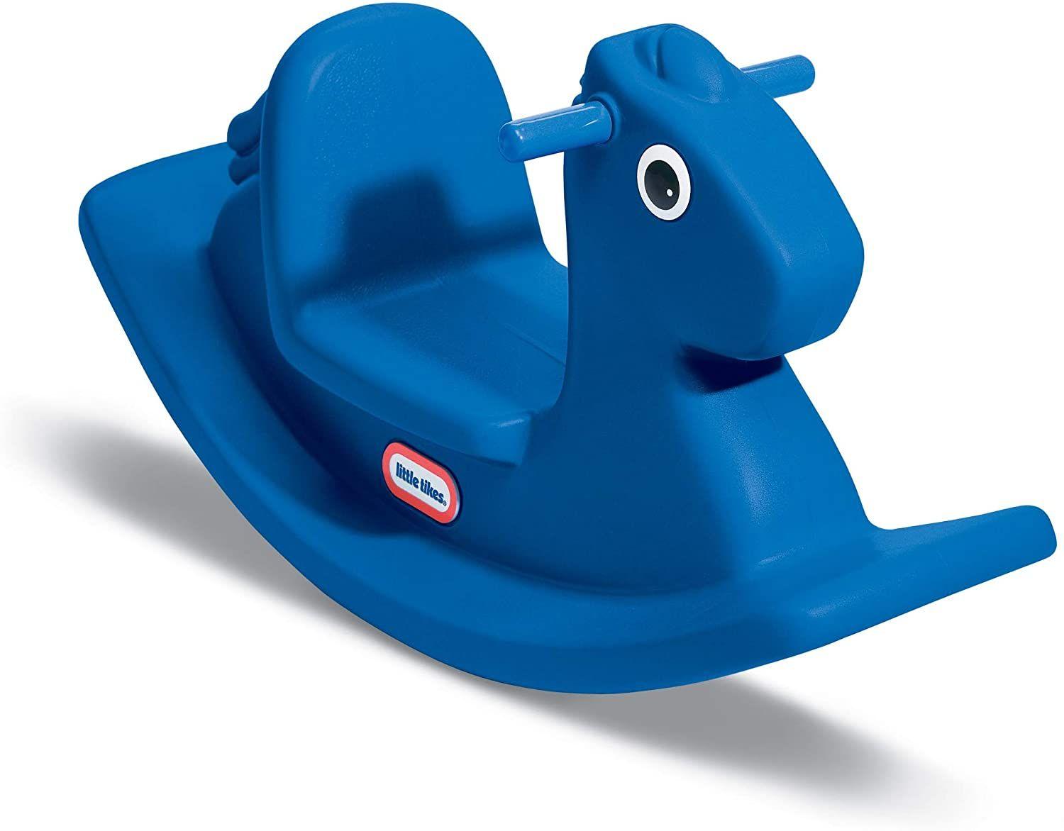 Caballo Balancin Azul Little Tikes-0