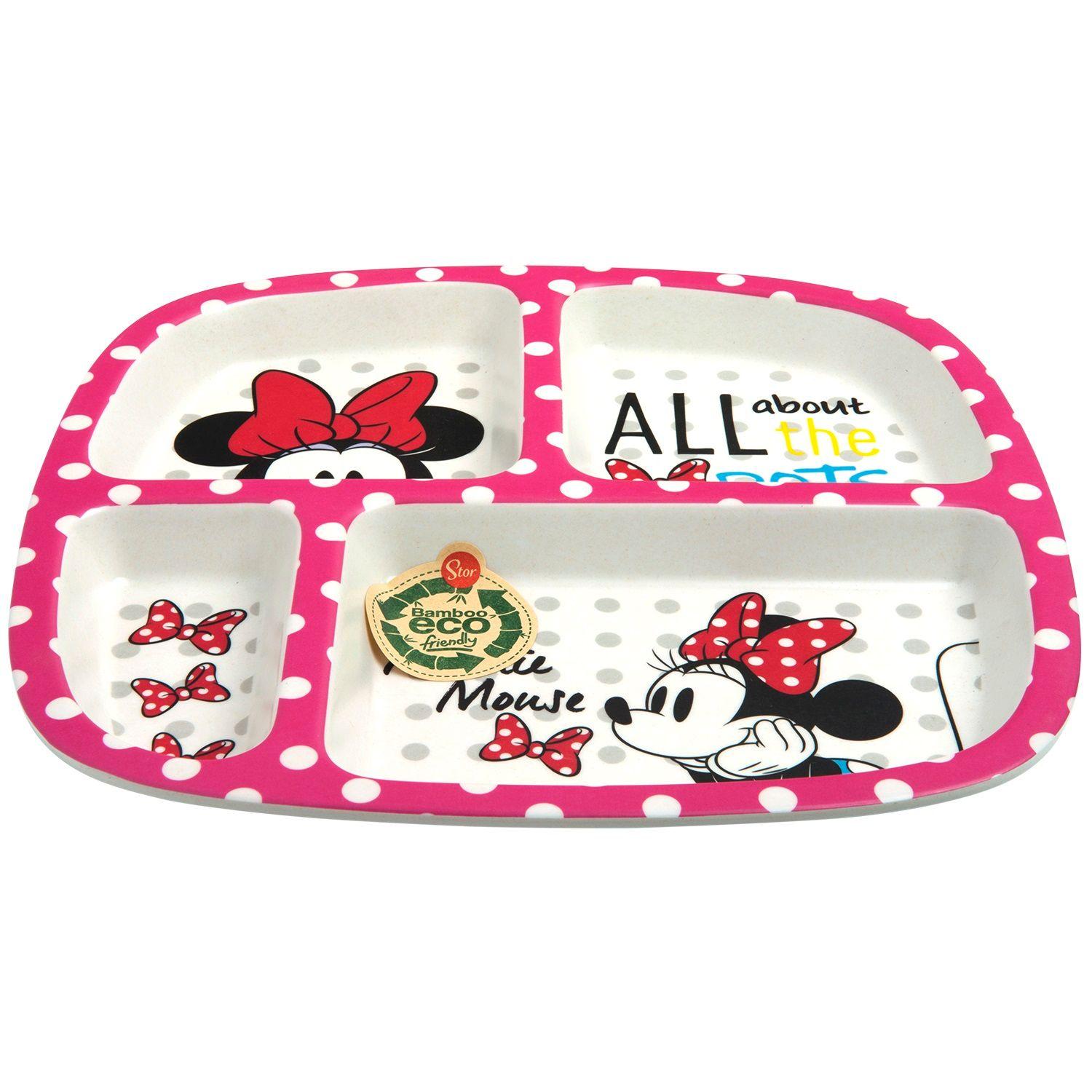 Individual + Set Cubiertos + Plato + Portasandwich Minnie-1