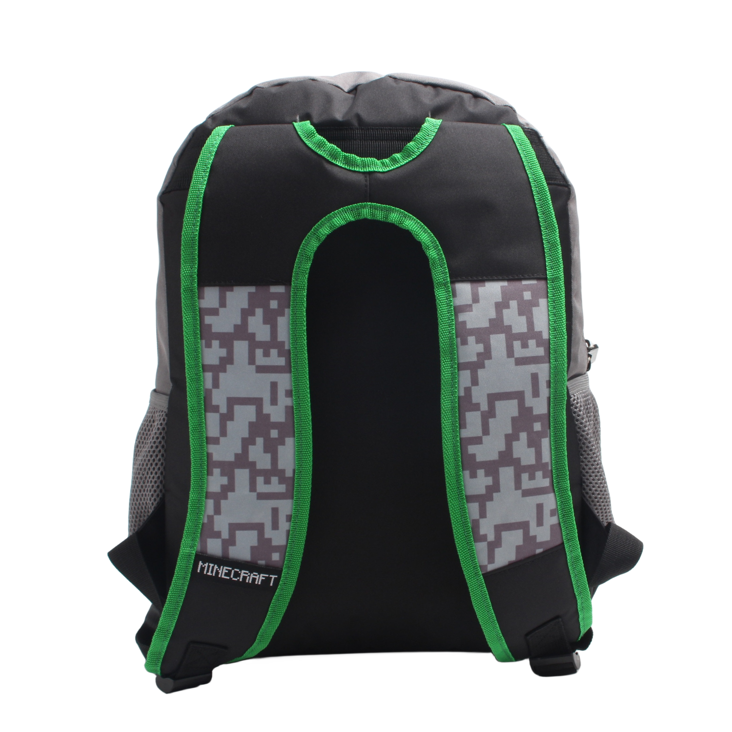 Mochila Juvenil Minecraft Gris-3