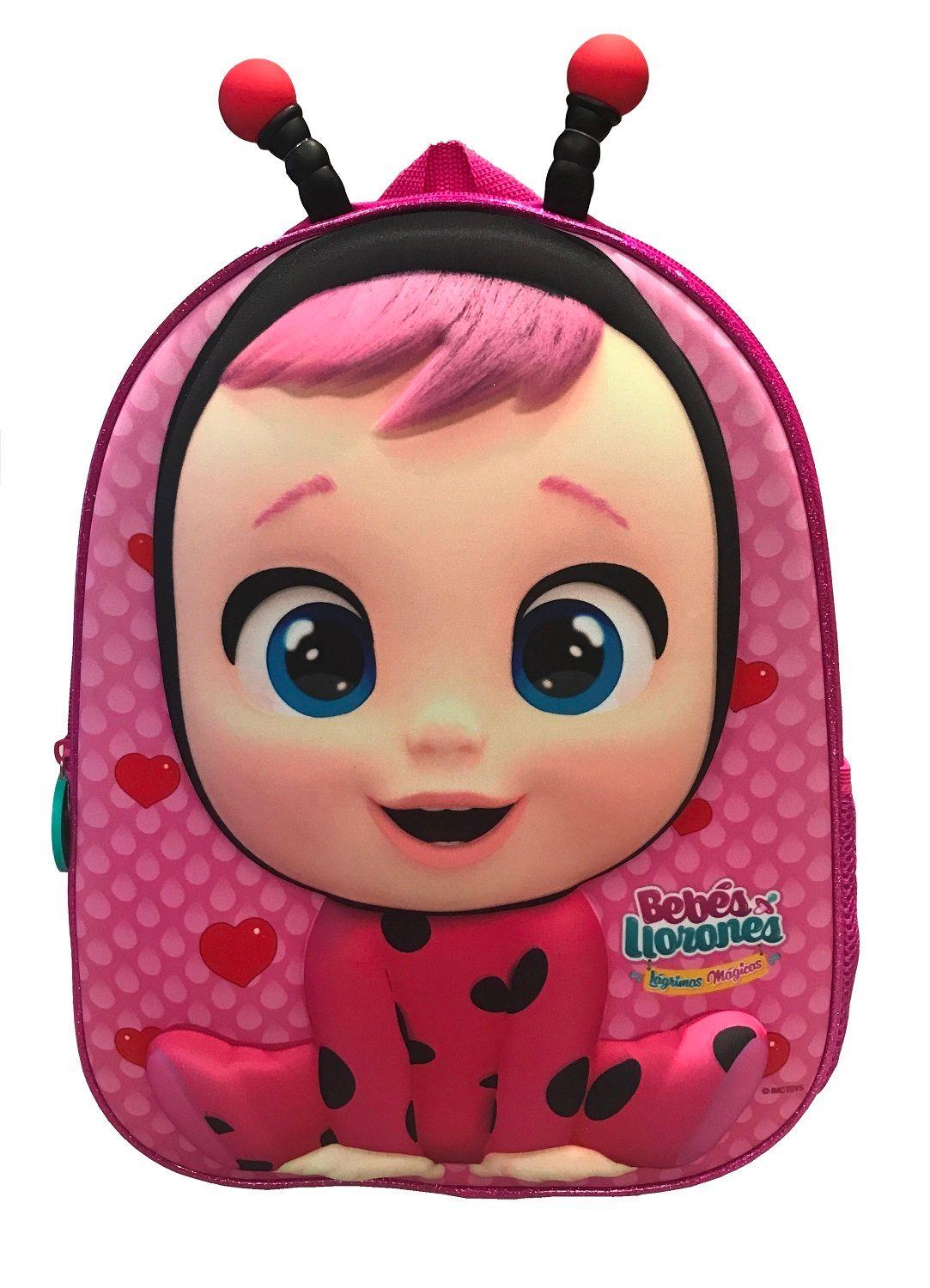 Pack Muñeca Bebes Llorones Dressy Lady + Mochila 3D Lady-2