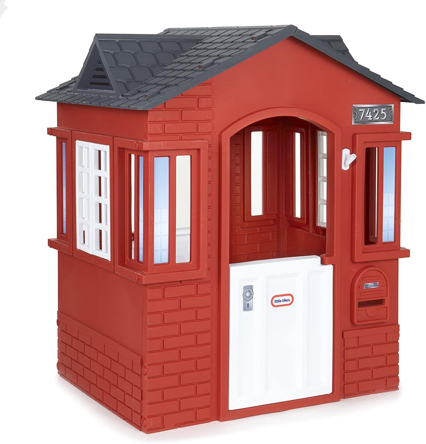 Casa Little Tikes Para Jardín Roja-0