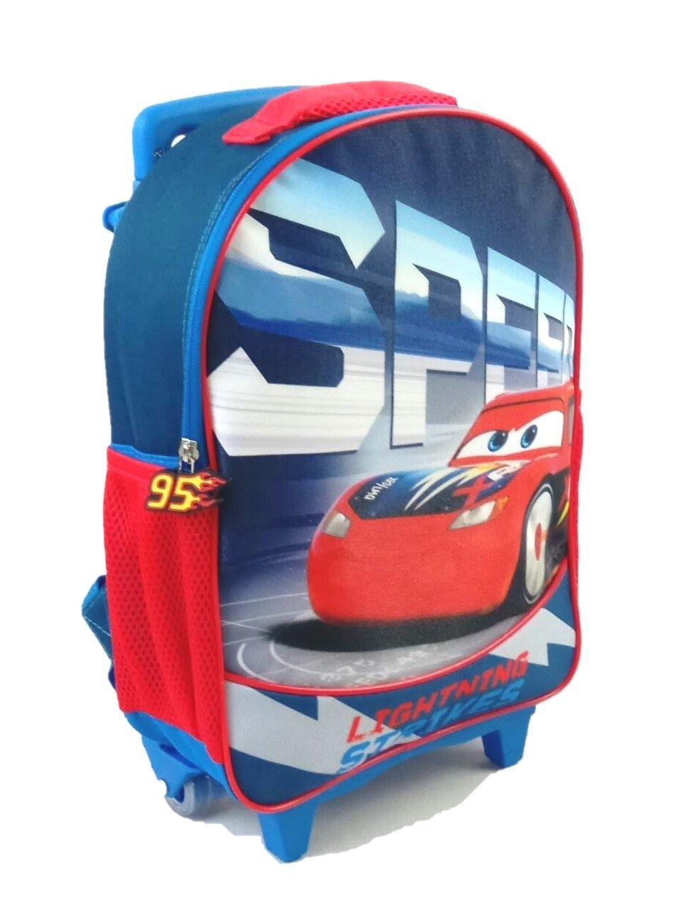 Mochila Con Ruedas Disney Cars 14"-1