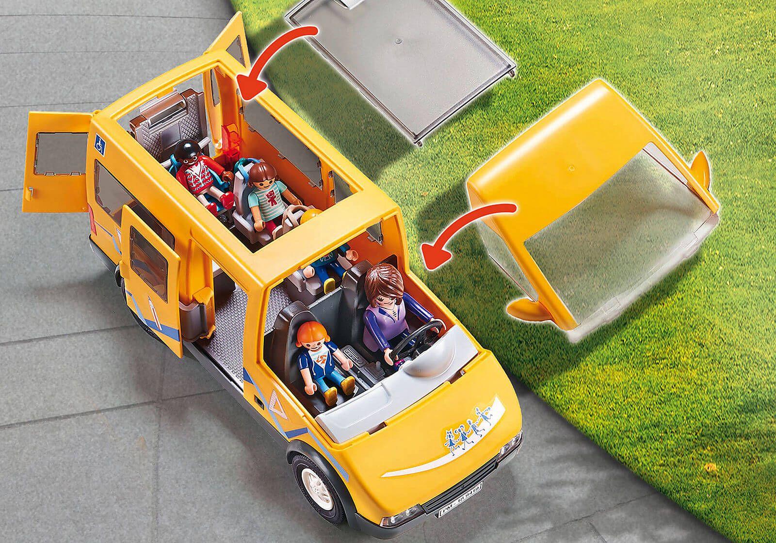 Playmobil Autobus Escolar Incluye 5 Figuras 9419-1