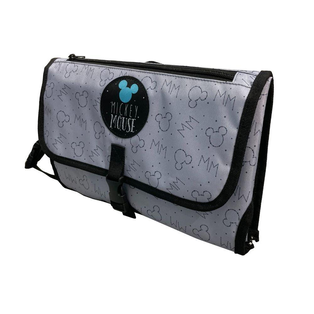 Mudador Portátil Mickey Gris-1