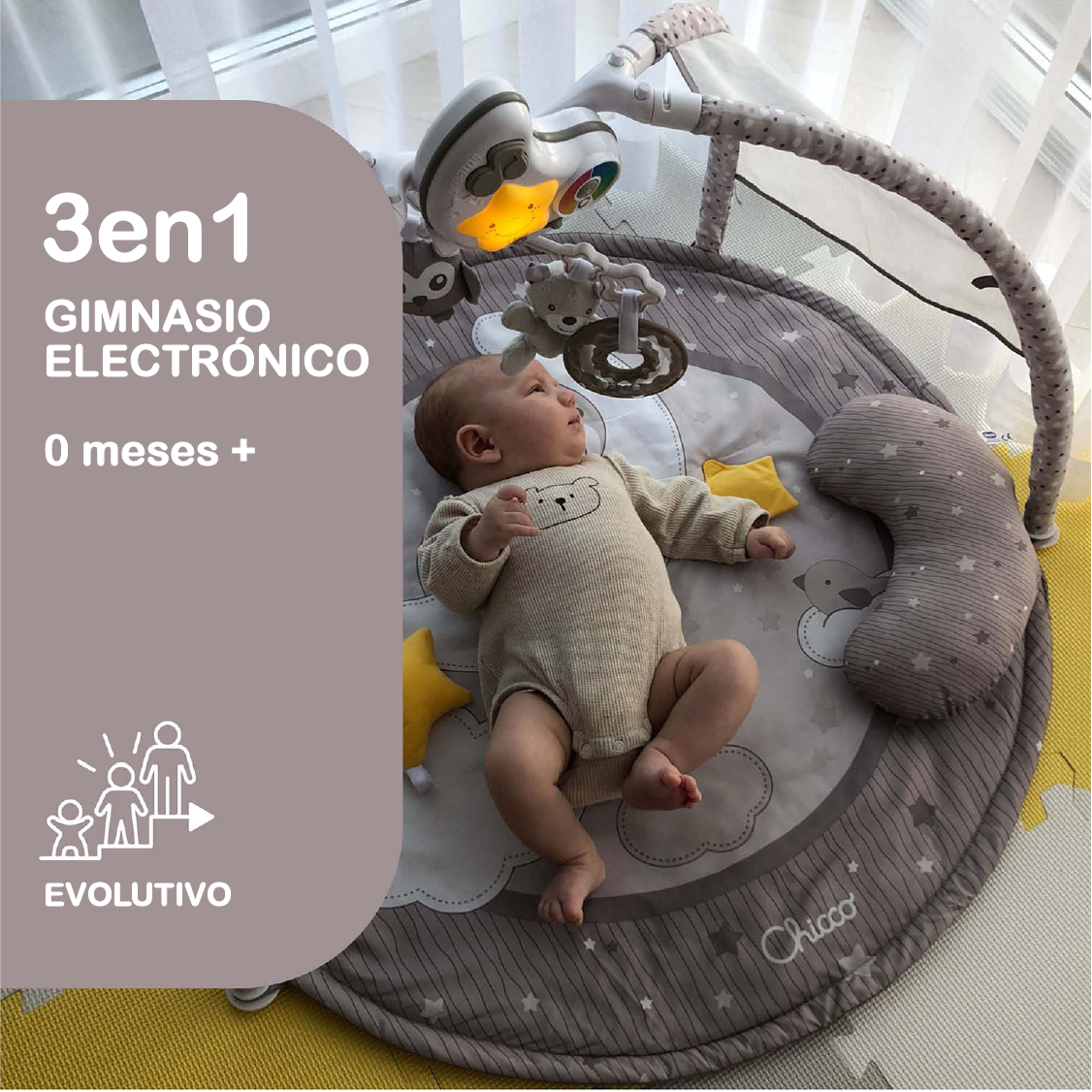 Gimnasio para bebes Enjoy Colors de Chicco-7