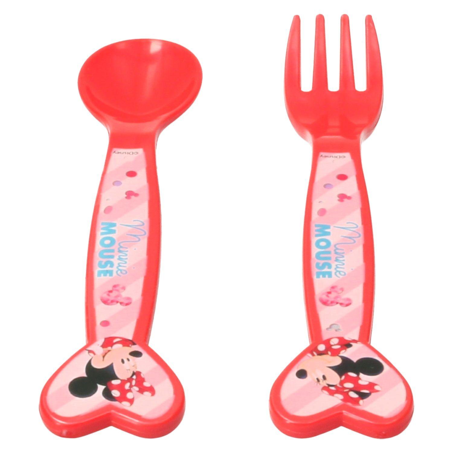 Vaso + Individual + Cubiertos + Portasandwich De Minnie-3