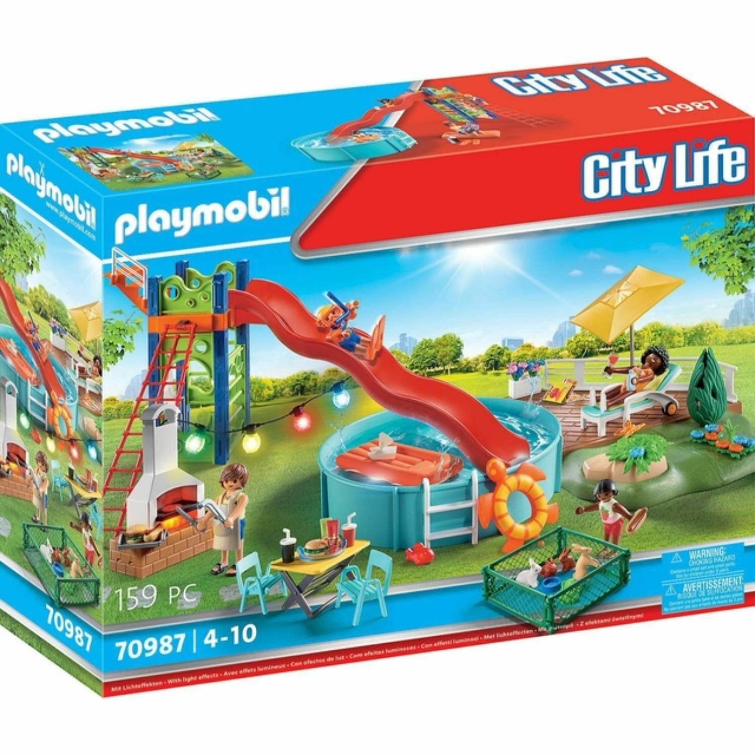 Playmobil Fiesta en la Piscina 159 Piezas - 70987-1