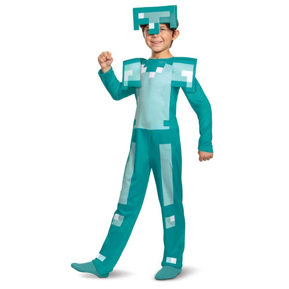 Disfraz Traje De Armadura De Diamante Minecraft-0
