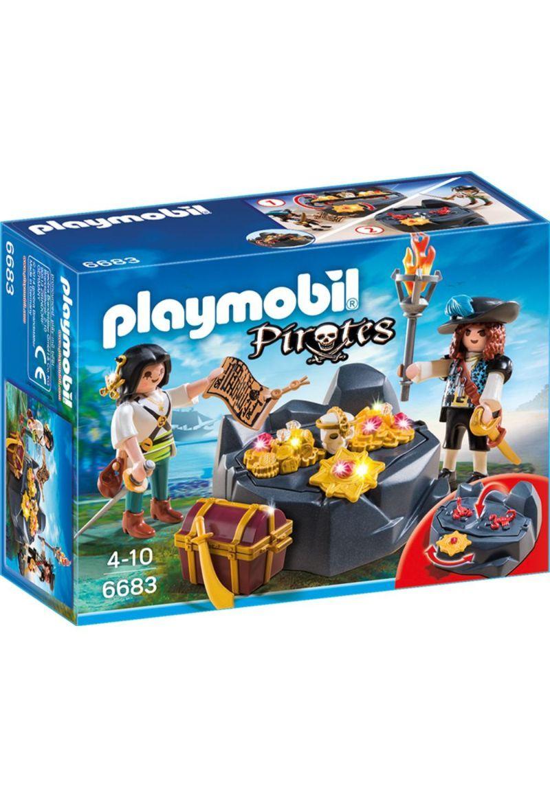 Playmobil  Escondite Del Tesoro Pirata 6683-1