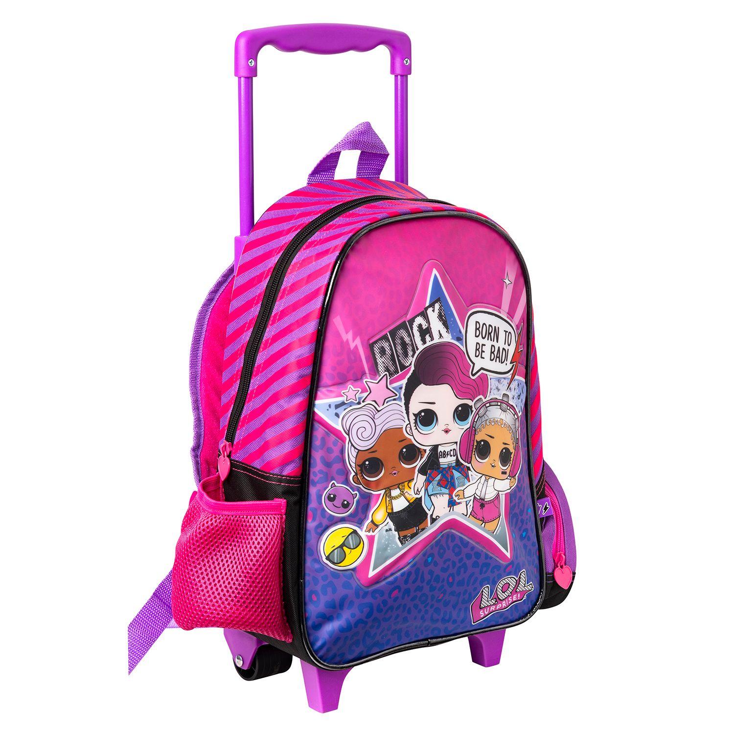 Mochila Infantil C/Ruedas Lol-1