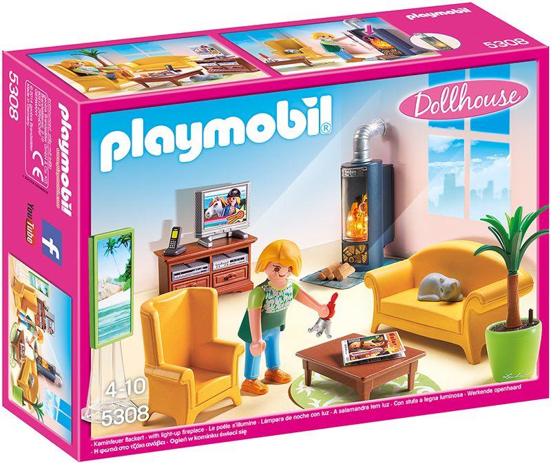 Playmobil Sala De Estar Con Fuego 5308-0