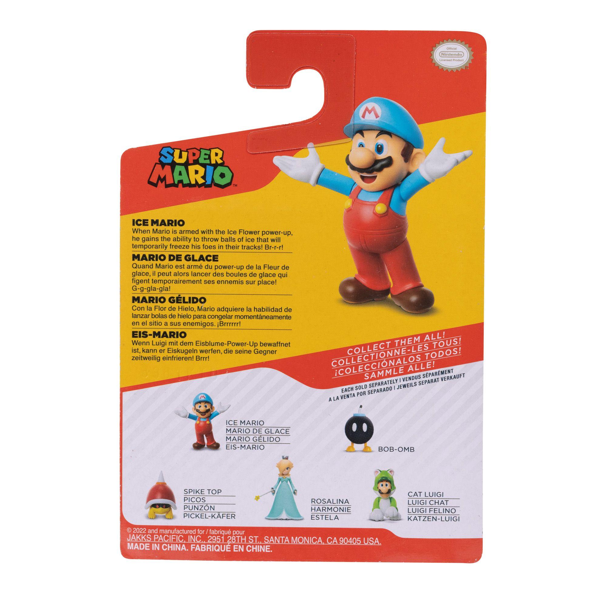 Figura de Mario Ice 2,5" Super Mario-7