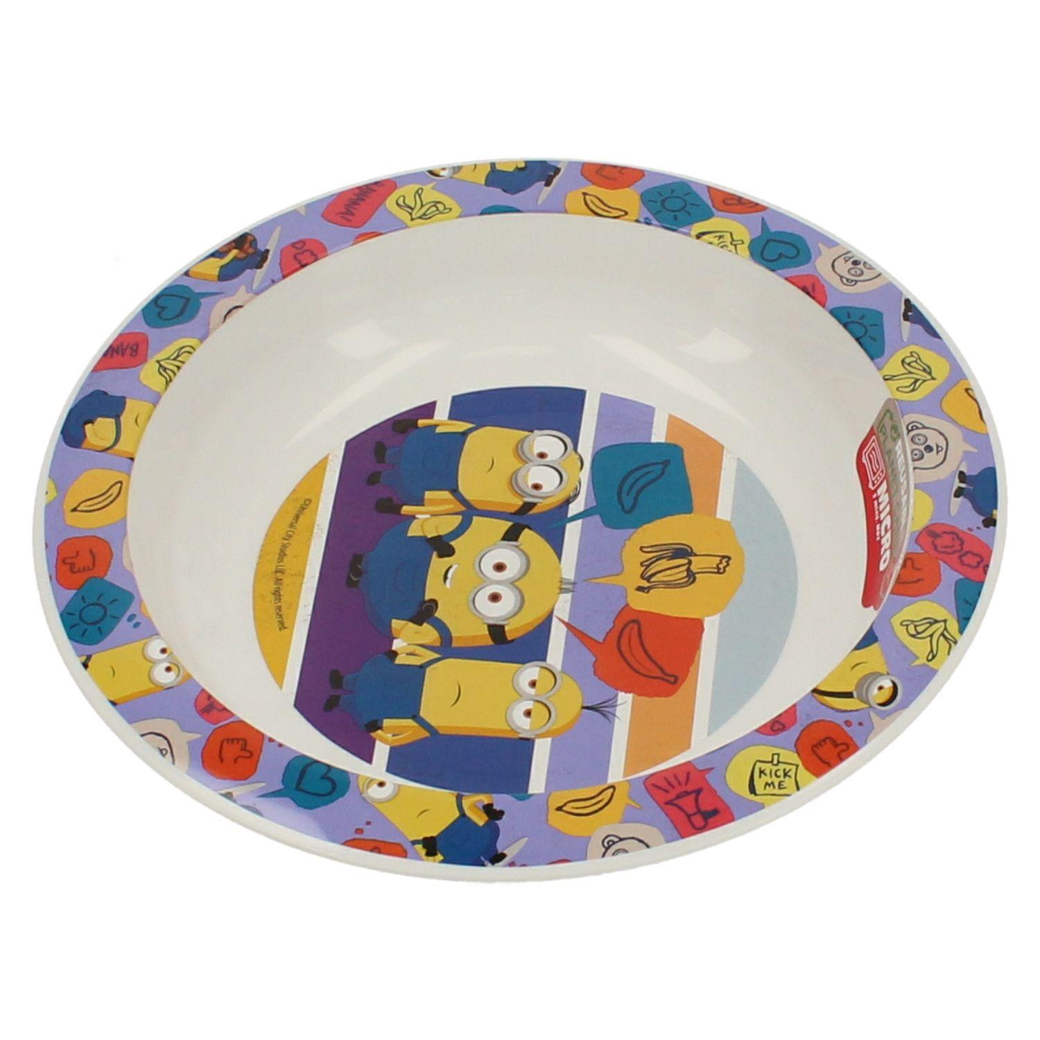 Plato Hondo Apto Microondas Minnions-1