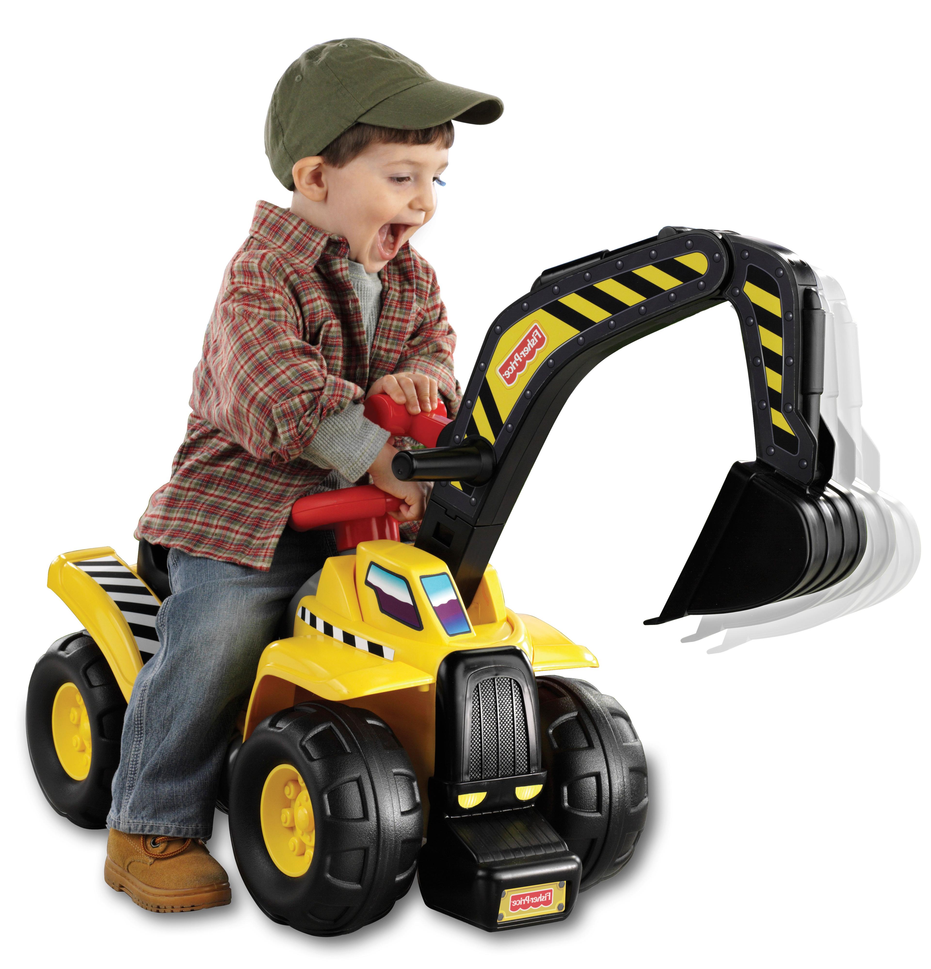 Fisher-Price - Mini Excavadora Con Motor Bocina Sonidos-2