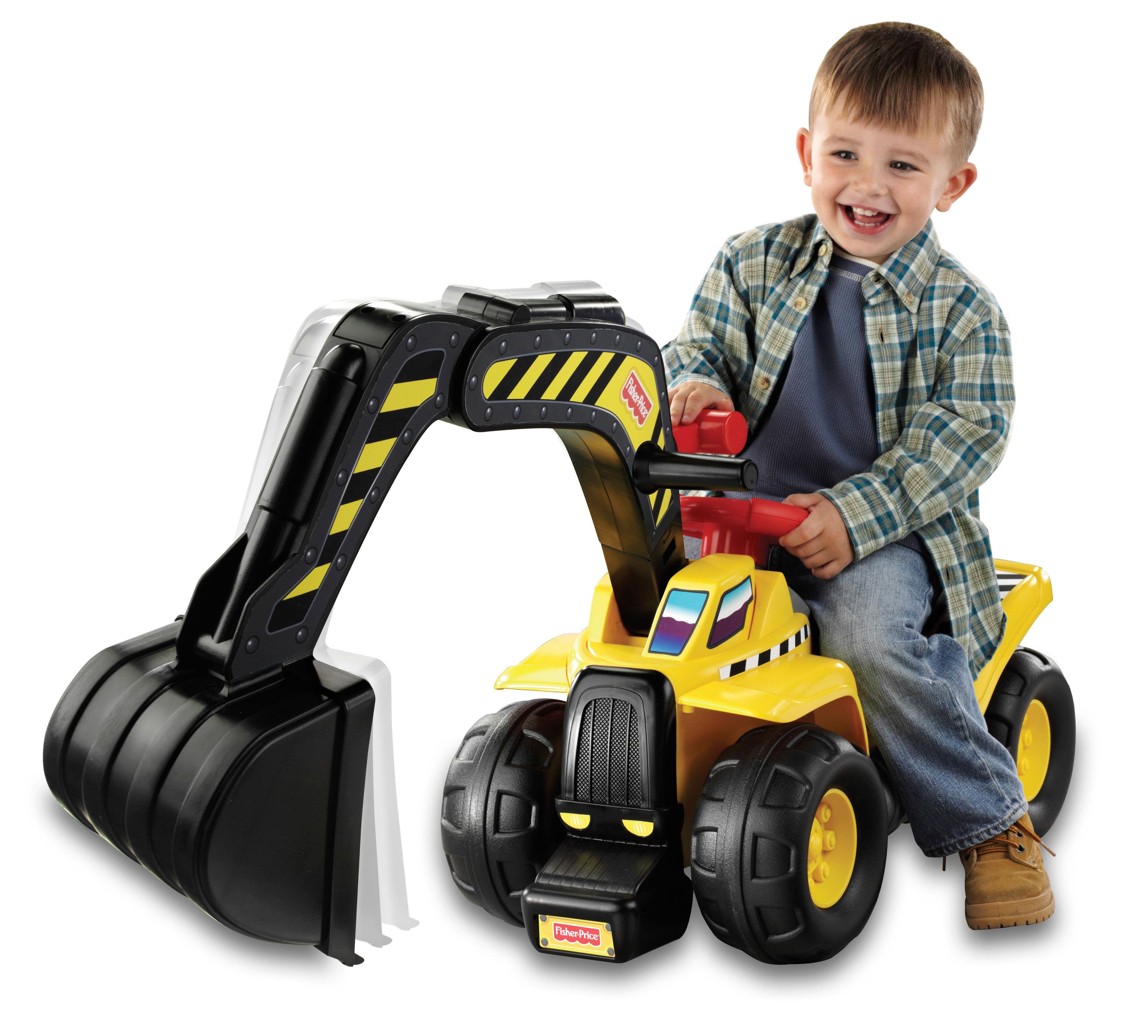 Fisher-Price - Mini Excavadora Con Motor Bocina Sonidos-3