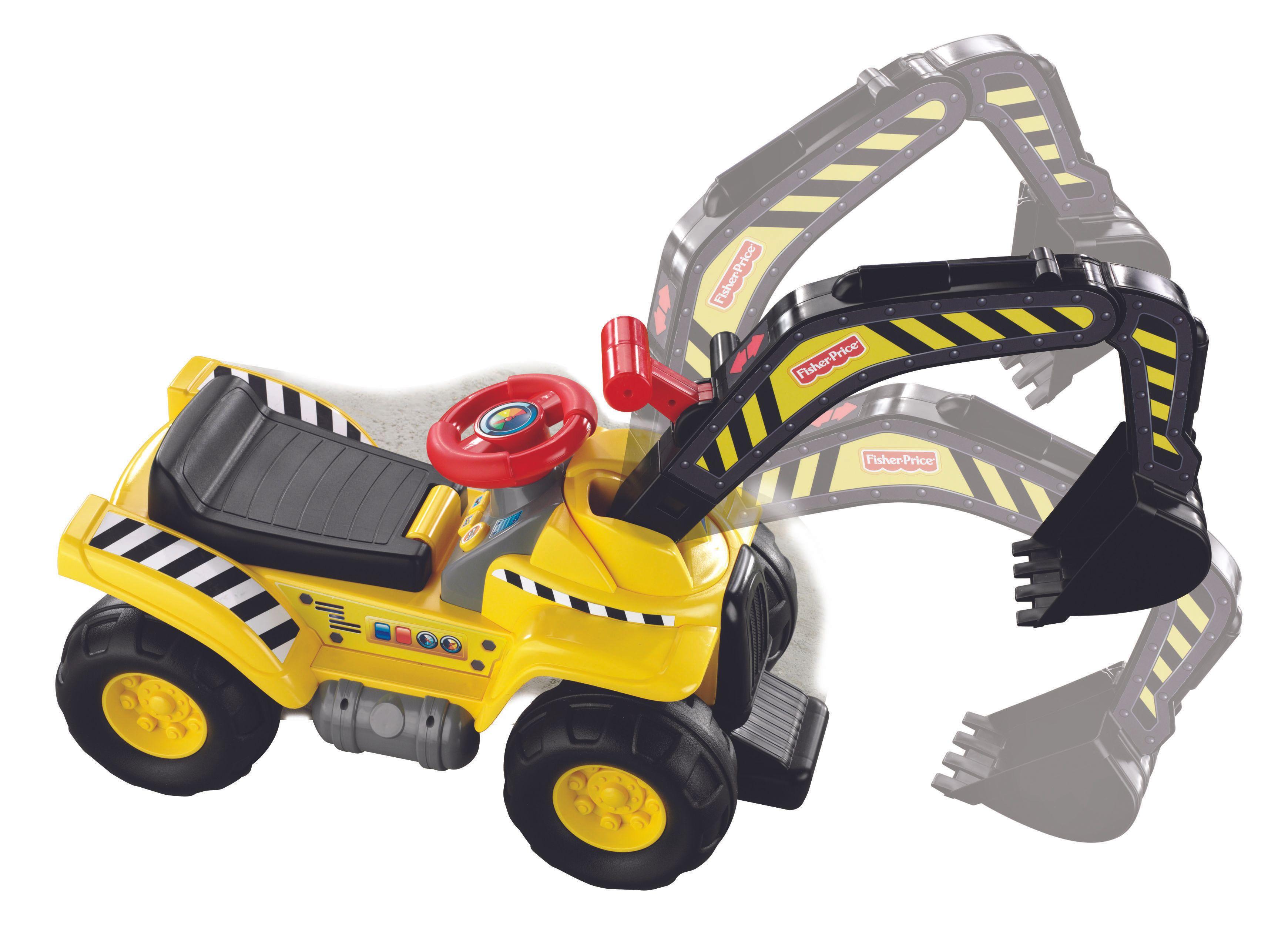 Fisher-Price - Mini Excavadora Con Motor Bocina Sonidos-4