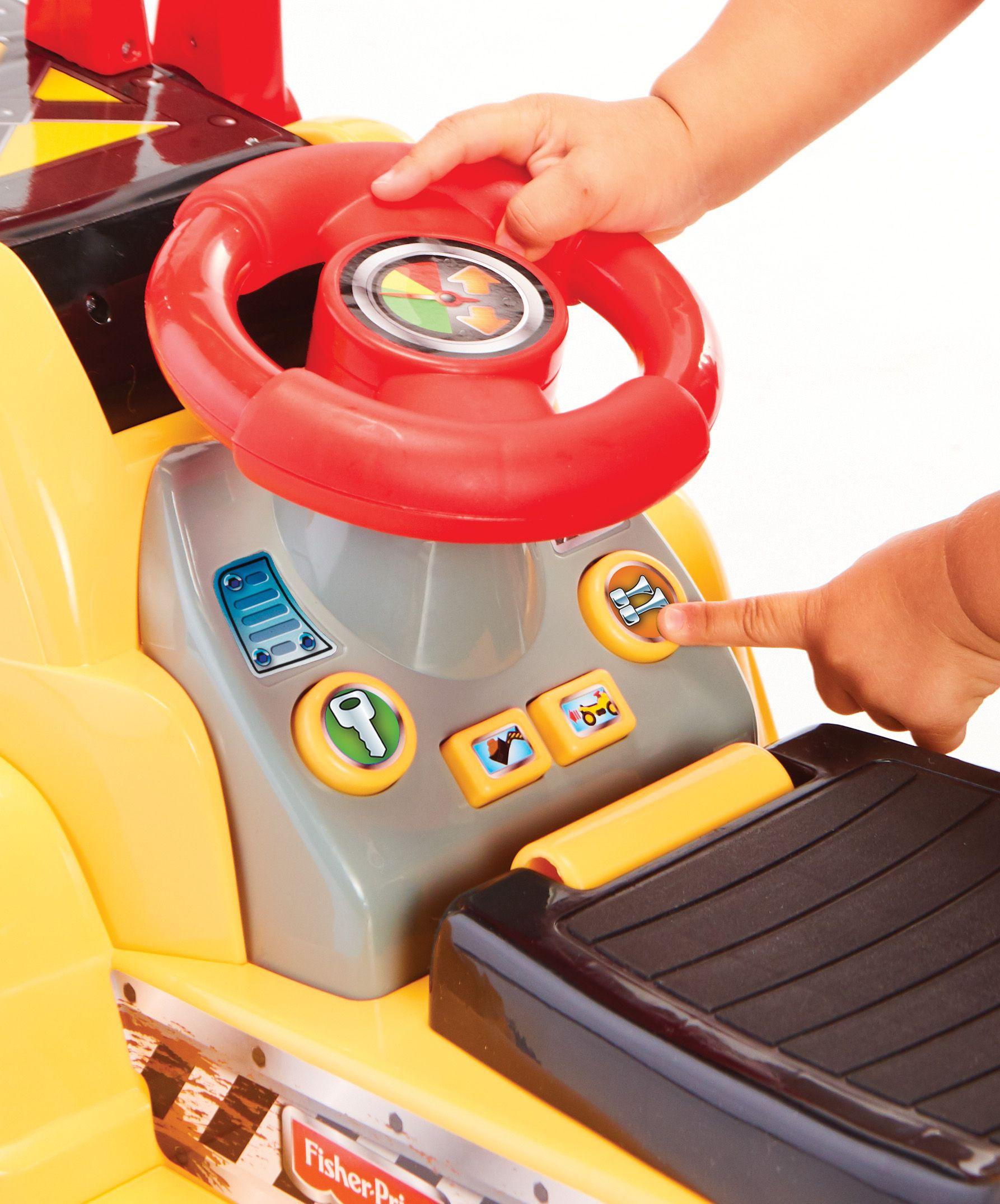 Fisher-Price - Mini Excavadora Con Motor Bocina Sonidos-6