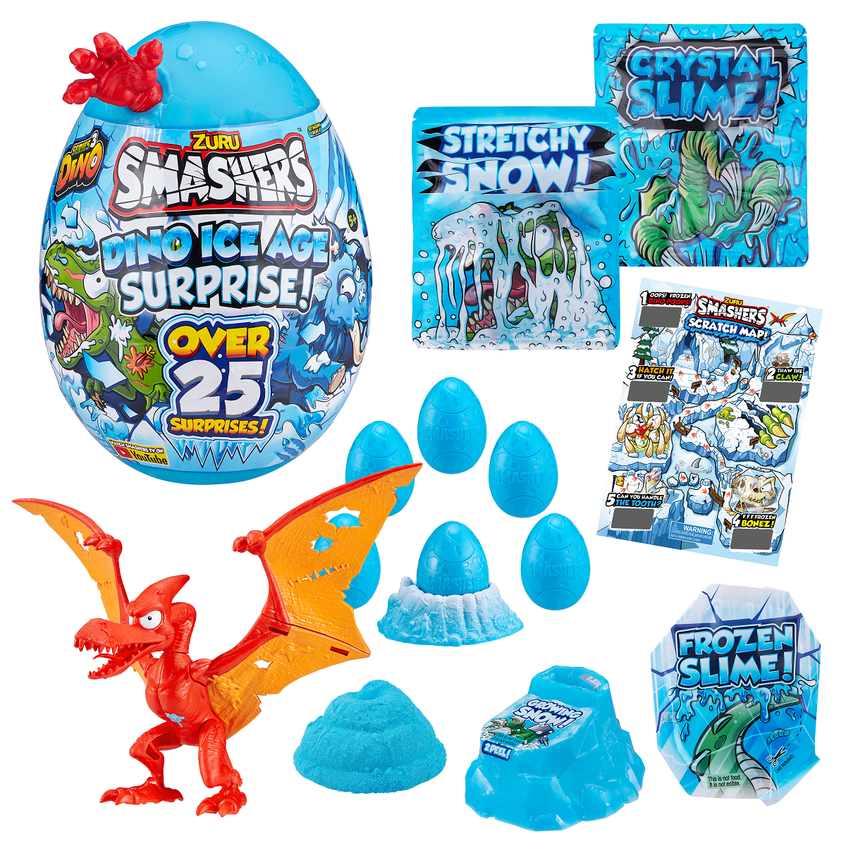 Smashers - Huevo Sorpresa De Dino Ice Age-0