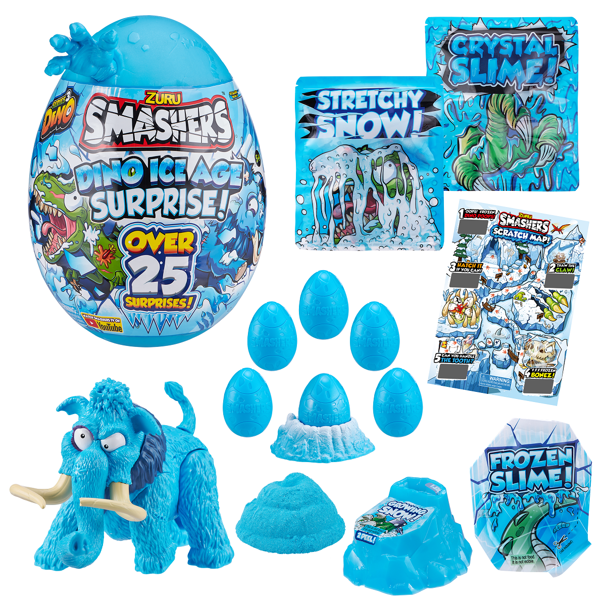 Smashers - Huevo Sorpresa De Dino Ice Age-1