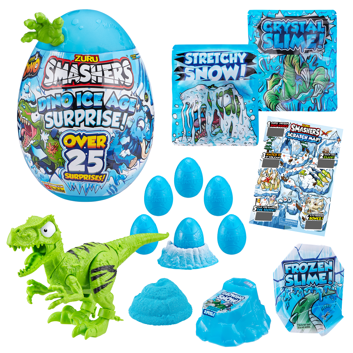 Smashers - Huevo Sorpresa De Dino Ice Age-2