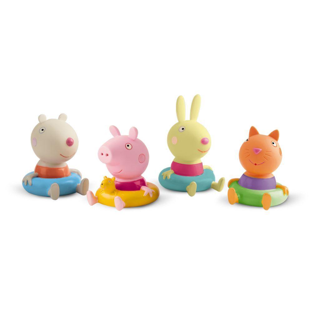 Figuritas de Baño Peppa Pig George y Rebecca Rabbit-1