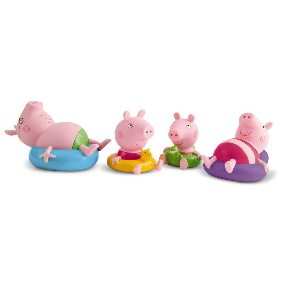 Figuritas de Baño Peppa Pig George y Rebecca Rabbit-2