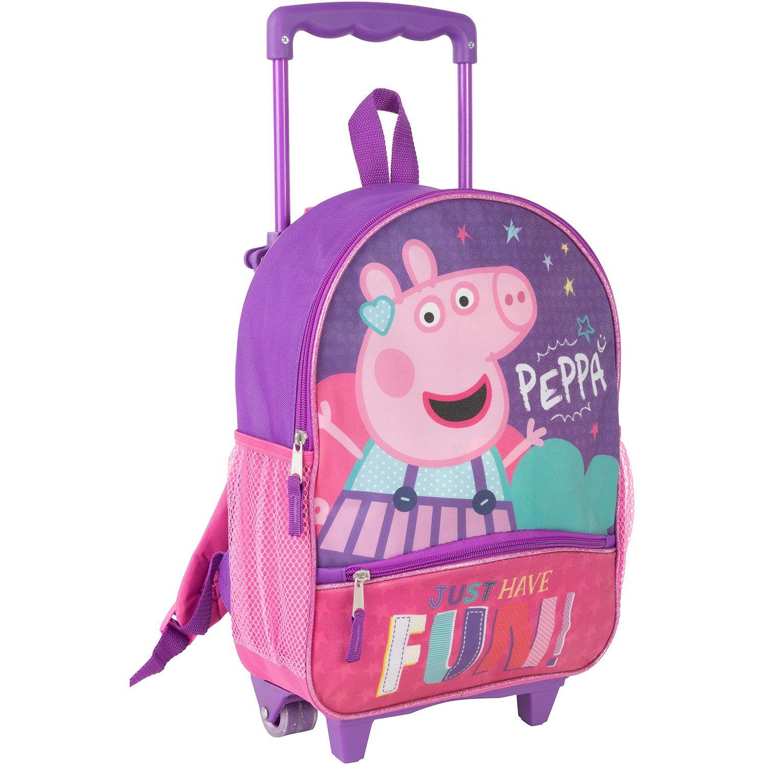 Estuche Doble Cierre + Mochila C/Ruedas Bts Peppa Pig-2