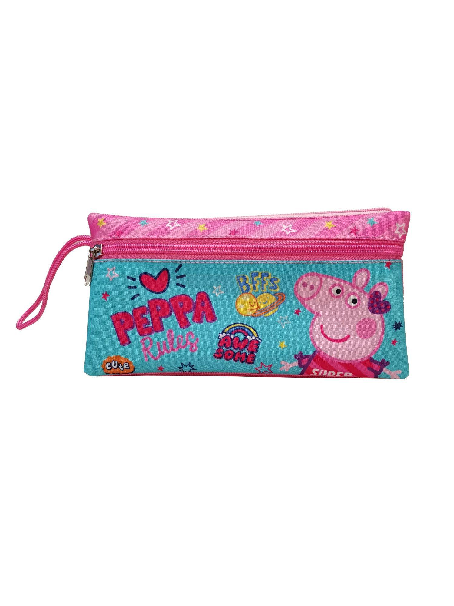 Estuche Doble Cierre + Mochila C/Ruedas Bts Peppa Pig-3