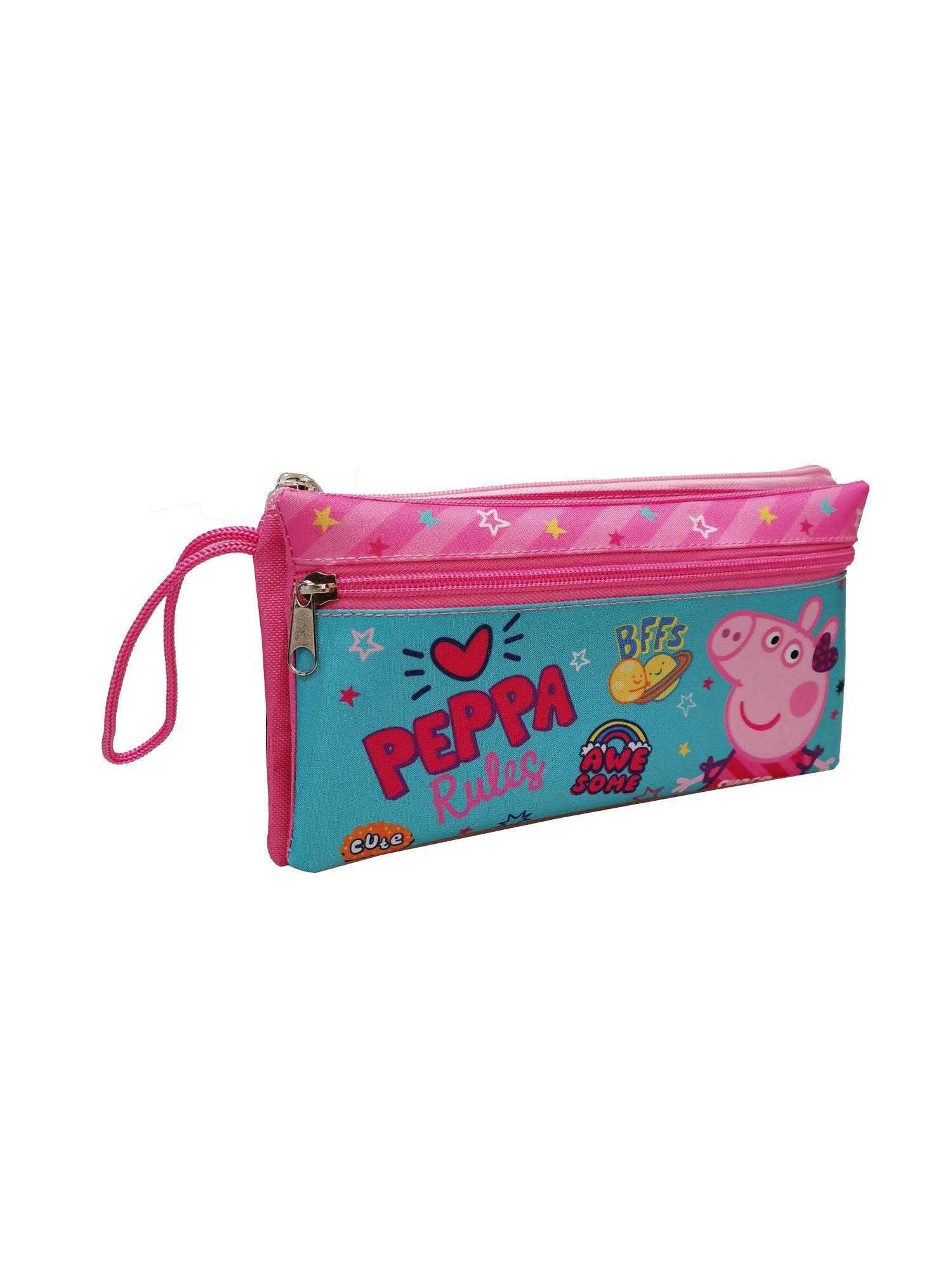 Estuche Doble Cierre + Mochila C/Ruedas Bts Peppa Pig-4